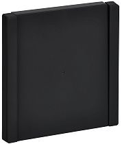 FORTE&PIANO Выключатель 1-клавишный проходной с индикацией 10А FP104M металл черный IEK