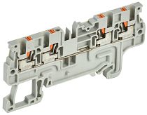 Колодка клеммная CP-MC 4 вывода 1,5мм2 серая  IEK