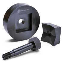 Матрица для пробивки отверстий МПО 22х22 КВТ комплект