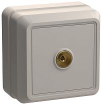 РТВ20-ОКм Розетка 1местная телевизионная ОКТАВА (кремовый) IEK РТВ20-ОКм Розетка 1местная телевизионная ОКТАВА (кремовый) IEK