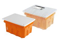 Распаячная коробка СП 120х92х70мм, крышка, IP20, инд. штрихкод,  TDM