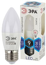 Лампа светодиодная ЭРА STD LED B35-9W-840-E27 свеча нейтральный белый свeт