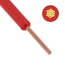 Провод установочный, гибкий ПуГВнг(А)-LS 4 красный