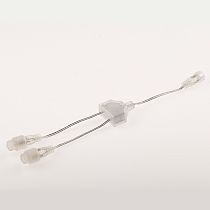 Коннектор У-образный ЭРА ERAPS-2R для низковольтных гирлянд IP44 30 см 2 гнезда 1 вход 1 выход