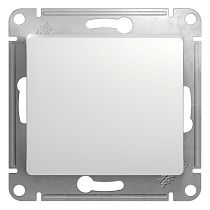 Glossa Белый Выключатель 1 клавишный , сх.1, 10АХ Systeme Electric (Schneider Electric)