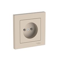 AtlasDesign Песочный Розетка без заземления, 16А, в сборе, быстрозажим. клемм