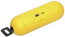 Бокс для защиты кабельного соединения IP44 желт.  IEK