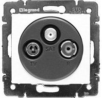 VALENA DIY Розетка TV-FM-SAT тип звезда белый VALENA DIY Розетка TV-FM-SAT тип звезда белый