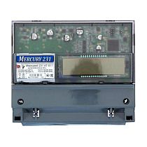 Счетчик электроэнергии Меркурий 231 АТ-01I трехфазный многотарифный, 5(60), класс точности 1.0, D, ЖКИ, IrDA 2 Тарифа МСК Инкотекс