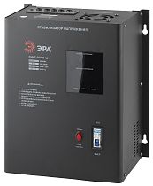 Стабилизатор напряжения однофазный релейный настенный 10000ВА 140-260В черный СННТ-10000-Ц