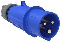 Вилка переносная ССИ-023 32А-6ч/200-250В 2Р+РЕ IP44 MAGNUM  IEK