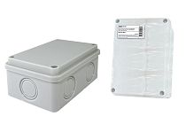 Коробка распаячная ОП 120х80х50мм, крышка, IP55, 6 вх., без гермовводов, инд. штрихкод  TDM