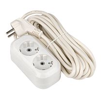 Удлинитель "Эксперт"  2 гнезда 5 метров 16А/3,5кВт с заземлением ПВС 3х1 EKF PROxima