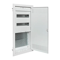 Встраиваемый комбинир. щит "Nova" (2 DIN + 2 МП) 4 габарит с металлической перфорированной дверью IP41 EKF