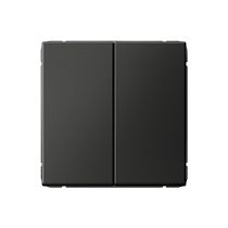 ArtGallery Базальт Выключатель двухклавишный, кнопочный, сх.2, 10А, механизм Systeme Electric (Schneider Electric)