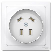 Blanca скрытая установка Белый Розетка силовая 3Р+N, 32А, 400В Systeme Electric (Schneider Electric)