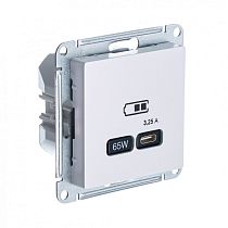 AtlasDesign Жемчуг розетка USB тип-C, 65W, Fast Charge (QC.PD) Systeme Electric (Schneider Electric)