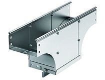 Ответвитель TDS T-образный вертикальный ун. осн.100 H50 в комплекте с крепежными элементами и соединительными пластинами, необходимы DKC