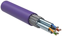 ITK Витая пара S/FTP кат.7 4х2х23AWG solid LSZH нг(А)-HF фиолетовый (305м) IEK