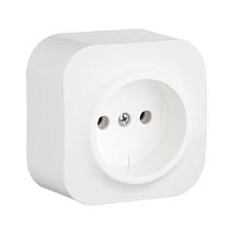 Розетка Legrand Quteo 782210 белый без заземления Legrand