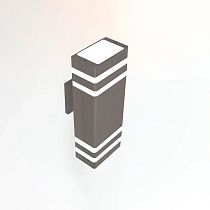 Фасадный светильник General GWL-2MR16-GU10-S-IP65 Графит с двойным боковым рассеивателем Катет