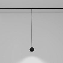 Магнитный трековый светильник ЭРА TRM20-9-5W4K-B для системы NOVA 48V 5Вт 4000К подвесной с направленным светом черный