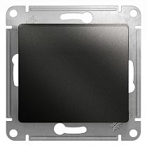 Glossa Антрацит Переключатель 1 клавишный , сх.6, 10АХ Systeme Electric (Schneider Electric)