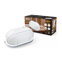Светильник ЖКХ Gauss НБП IP54 212*105*85 овал с решеткой под лампу Е27 max 60W, 1/12 Светильник ЖКХ Gauss НБП IP54 212*105*85 овал с решеткой под лампу Е27 max 60W, 1/12