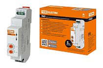 Реле времени РВО3-ВЫК-0,1с/10дн-8А-24/230В-DIN (зад.выкл., 0,1с-10дней, 24/230В AC/DC)  TDM