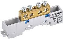 TEKFOR Шина N "ноль" неизолированная на универсальном держателе 8х12-4-С IEK TEKFOR Шина N "ноль" неизолированная на универсальном держателе 8х12-4-С IEK