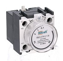 Приставка выдержки времени с задержкой при отключении 0.1-3сек. 1з+1р ПВ-03 DEKraft