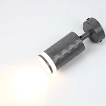 Спот на основании GWL-GU10-M-IP20 Одинарный Бетон С Боковым рассеивателем Полосы