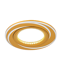 Светильник Gauss Aluminium AL015 круг золото/хром, Gu5.3