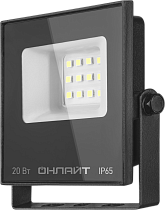 Светильник ОНЛАЙТ 90 844 OFL-03-20-6.5K-BL-IP65-LED