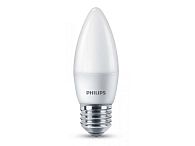 Светодиодная лампа Philips E27 6.5W = 75W теплый белый свет Essential
