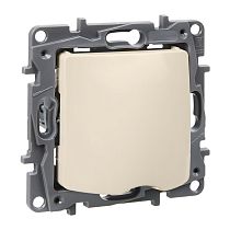 ETIKA Вывод кабеля с зажимом для кабеля слоновая кость