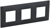 SKANDY Рамка 3-местная SK-F03G графит IEK