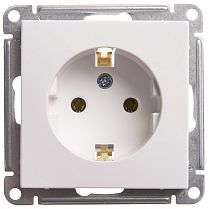 Wessen 59 Белый Розетка с заземлением , 16А Systeme Electric (Schneider Electric)