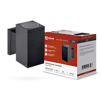 Светильник уличный односторонний НБУ CUBE-1хA60-BL алюм под 1хA60 E27 черный IP65 IN HOME