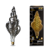 Лампа светодиодная Gauss Vintage Filament Flexible TL120 6Вт E27 2400K