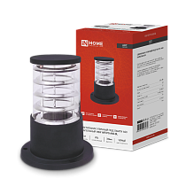 Светильник уличный напольный НБУ ART-PS-A60-BL алюм под А60 Е27 300мм черный IP65 IN HOME