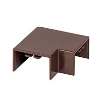 Поворот 90 гр. (25х16) (4 шт) темное дерево EKF-Plast
