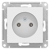 AtlasDesign Лотос Розетка без заземления без шторок, 16А, механизм Systeme Electric (Schneider Electric)