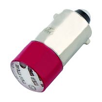 Лампа BA9s для NP2, красная, AC/DC220В (LED) (R) CHINT