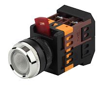 Кнопка ЭРА ABLFS-22 белый d22мм неон/240В 1з+1р (10/400/3200) Кнопка ЭРА ABLFS-22 белый d22мм неон/240В 1з+1р (10/400/3200)