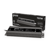 Блок питания Gauss 150W 24V IP66 1/40 Блок питания Gauss 150W 24V IP66 1/40