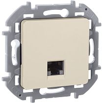 INSPIRIA Розетка компьютерная RJ45 категория 5Е UTP слоновая кость