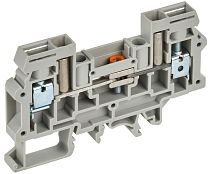 Колодка клеммная CTS-DT измерительная 6мм2 серая  IEK