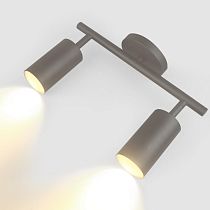 Спот на основании GWL-2GU10-M-IP20 Двойной Графит Направленный Башня