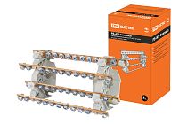 Распределительный блок РБ-400 4П 400А (4 шины 10xM6+1хM8)  TDM